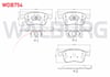 FREN BALATA IKAZLI ON FORD FOCUS IV 2018-/ KUGA III 2019-/ PUMA 2020-