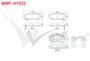 FREN BALATA IKAZLI ON HYUNDAI ATOS (MX) 1.0i 12v 16.00mm 1998-2005