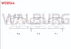 FREN BALATA IKAZLI ON HYUNDAI I20 (PB,PBT) 1.2 D-CVVT 2008-2015 /  I20 (PB,PBT) 1.4 CRDI 2008-2015 / I20 (PB,PBT) 1.4 CVVT 2008-2015