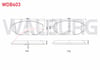 FREN BALATA IKAZLI ON NISSAN MAXIMA QX (A33) 2.0i V6 24v 1999-2003/ MAXIMA QX (A33) 3.0i V6 24v 1999-2003/ MAXIMA QX 2.0 1994-2000/ MAXIMA QX (A32) 3.0 1994-2000