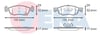 FREN BALATA IKAZLI ON OPEL CORSA E 1.4 14 JANT 17.20MM 2014- / 95517028