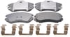 FREN BALATA IKAZLI ON OPEL INSIGNIA 1.6-2.0 CDTI 16 JANT 19.00mm 2008- 1605624 1605236 1605185