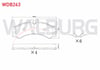 FREN BALATA ON-ARKA MERCEDES SPRINTER 4T (904) 412 D 4q 1995-2006 / SPRINTER 4T (904) 413 CDI 4q 1995-2006
