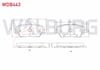 FREN BALATA ON BMW 1 SERISI (E87) 116 i 2003-2012 / 118 i 2003-2012/ 118 D 2003-2012 / MINI COOPER ONE 1.6i 2010-/ MINI COOPER ONE 1.6i 2010-/  MINI COOPER ONE 1.6 D 2010-