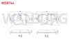 FREN BALATA ON BMW 2 (F45) 218 i - 220 D 2014-/ 3 (G20) 320i- 320D 2018-/ 5 (G30, F90) 520 D 2016-/ X1 (F48) 2.0 D 2014-/ MINI COOPER CLUBMAN (F54) 1.5i 2014-/ COUNTRYMAN (F60) 1.5 D-1.6 2016-