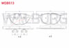 FREN BALATA ON BMW X5 (E70) 4.8i 2007-2012 / BMW X6 (E71,E72) 3.5 D 2008- / BMW X6 (E71,E72) 4.4i 2008-