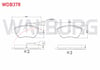 FREN BALATA ON CIFT FISLI FIAT LINEA 1.4 2010-/LINEA 1.6 MJT 2010-/PUNTO EVO 1.3 MJT 2009-2012/ALFA ROMEO MITO 1.6 JTD 2008-/MITO 1.4 T 2008-/CITROEN NEMO 1.3 HDI 2007-/BIPPER 1.3 HDI 2008-