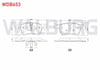 FREN BALATA ON CITROEN C4 PICASSO II 1.6 HDI 2013- / C4 PICASSO II 1.6 VTI 2013-
