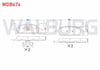 FREN BALATA ON DACIA LOGAN II 1.5 DCI 2012-/ LOGAN II 1.2 2012-/ SANDERO II 1.2 2013-/ SANDERO II 1.5 DCI 2013-/ RENAULT TWINGO III 1.0 SCe 70 2014-