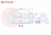 FREN BALATA ON DFM PANELVAN 1.1 2009- / SUZUKI WAGON R (EM) 1.0i 16v 1998-2000 / SUZUKI WAGON R (EM) 1.2i 16v 1998-2000