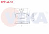 FREN BALATA ON FIAT TEMPRA 1.4 1992-1999/ 2.0i 1992-1999/ TIPO 1.4i 1990-2000/ 1.6i 1990-2000/ FIAT UNO 70 1.4i 1994-2000/ ALFA ROMEO 145 (930) 1.6 1994-2001/ 146 (930) 2.0 TI 1994-2001
