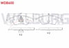 FREN BALATA ON FISLI A4 (8K2,B8) 2.0 TFSI 2007-2015/ 2.0 TDI 2007-2015/ A5 (8T3) 3.0 TDI 2007-2017/ 3.2 FSI 2007-2017/ A6 (4G2,C7) 2.0 TDI 2010-/ 2.0 TFSI 2010-/ Q5 (8R) 2.0 TDI 2008-/ 2.0 TFSI 2008-