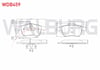 FREN BALATA ON FISLI ALFA ROMEO 159 (939) 1.8 TBI 2006-2011/ 159 (939) 1.9 JTDM 2006-2011/ 159 (939) 2.0 JTDM 2006-2011/ BRERA 2.0 JTDM 2006-2011/ SPIDER (939) 2.0 TS 2006-