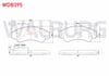FREN BALATA ON FISLI FIAT DUCATO (244) 2.3 JTD 2002-2006 / DUCATO (244) 2.8 JTD 2002-2006 / CITROEN JUMPER II 2.8 HDI 2002-2006 / PEUGEOT BOXER II 2.0 HDI 2002-2006 / BOXER II 2.8 HDI 2002-2006