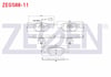 FREN BALATA ON FISLI FIAT MAREA (185) 1.4i 1996-2007/ 1.6i 16v 1996-2007/ 1.9 JTD 1996-2007/ BRAVA (182) 1.6 16v 1995-2002/ 1.6 16v 1995-2004/ BRAVO (182) 1.6 MJT 1995-2004/ 1.9 MJT 1995-2004