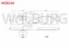 FREN BALATA ON FISLI FIAT MAREA (185) 2.0i 150 HP 1996-2007/ BRAVO (182) 2.0i 20v HGT 1995-2004/ ALFA ROMEO 156 (932) 1.9 JTD 1997-2005/ 147 (937) 1.6 2001-2010/ 147 (937) 1.9 JTD 2001-2010