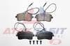 FREN BALATA ON FISLI PEUGEOT 407 (6D) 1.6 HDI 110 HP 2004-2011 / PEUGEOT 407 (6D) 1.8i 110 HP 2004-2011