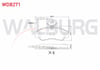 FREN BALATA ON FISLI PEUGEOT PARTNER 1.9 D 1996-2008/ PARTNER 2.0 HDI 1996-2008/ 306 1.6i 1993-2002 / 306 1.8i 1993-2002/ BERLINGO 1.9 D 1996-2008/