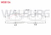FREN BALATA ON FISLI RENAULT LAGUNA I 1.6i 1993-2001/ 1.9 DCI 1993-2001/ MEGANE I 1.6i 16v 1996-2003/ 1.9 DT 1996-2003/ 2.0i 1996-2003/ SAFRANE 2.0i 1992-2000/