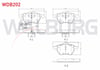 FREN BALATA ON FISLI VOLKSWAGEN GOLF IV 1.9 TDI 1997-2005/ 1.8 T 1997-2005 / BORA 1.8 T 1998-2005/ AUDI A3 1.6 1996-2003/ A3 1.9 TDI 1996-2003/ SEAT LEON 1.9 TDI 1999-2006/ 1.8 20v 1999-2006