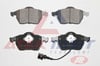 FREN BALATA ON FISLI VOLKSWAGEN GOLF IV 1.9 TDI 1997-2005/ 1.8 T 1997-2005 / BORA 1.8 T 1998-2005/ AUDI A3 1.6 1996-2003/ A3 1.9 TDI 1996-2003/ SEAT LEON 1.9 TDI 1999-2006/ 1.8 20v 1999-2006