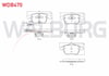 FREN BALATA ON FISLI VOLKSWAGEN TIGUAN (5N_) 1.4 TSI 2007-2016 / TIGUAN (5N_) 2.0 TDI 2007-2016/ TIGUAN (5N_) 2.0 FSI 2007-2016/ AUDI Q3 (8U) 2.0 TDI 2011-/ Q3 (8U) 1.4 TFSI 2011-