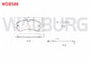FREN BALATA ON FISLI VW CRAFTER CIFT TEKER 2006-2018 / MERCEDES SPRINTER CIFT TEKER 2006-2018 / MERCEDES SPRINTER TEK TEKER 2018- / MERCEDES SPRINTER CIFT TEKER 2018-