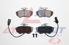 FREN BALATA ON FISLI VW PASSAT 1.6 1996-2000/ PASSAT 1.9 TDI 1996-2000/ PASSAT 1.8 T 1996-2000/ AUDI A4 1.8 T 2004-2008/ A4 1.9 TDI 2004-2008/ A4 2.0 TFSI 2004-2008/ A4 2.0 TDI 2004-2008