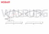FREN BALATA ON FISLI VW PASSAT (3C5) 1.4 TSI 2008-2012/ 1.6 TDI 2008-2012/ 2.0 TDI 2008-2012/ GOLF VII (5G1) 2.0 TSI 2012-/ PASSAT (3G2) 2.0 TDI 2014-/ SEAT LEON 2.0 TFSI 2012-/ AUDI A3 2.0 TFSI 2012-