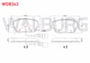 FREN BALATA ON FISLI VW POLO 1.4i 16v 2001-2012/ 1.4 TDI 2001-2012/ 1.9 TDI 2001-2012/ 1.6i 16v 2001-2012/ SKODA FABIA (6Y2) 1.4i 1999-2007/ FABIA II 1.4 2006-2015/ ROOMSTER (5J) 1.4 TDI 2006-