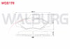 FREN BALATA ON FORD ESCORT VI 1.3 1992-1995 / ESCORT VI 1.6i 1992-1995 / ESCORT VI 1.4 1992-1995