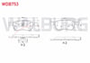 FREN BALATA ON FORD FIESTA VII 1.5 TDCI 2017-
