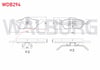 FREN BALATA ON FORD FOCUS I 1.6i 16v 1998-2004/ FOCUS I 1.8i 16v 1998-2004/ FOCUS I 1.8 TDCI 1998-2004/ FOCUS I 1.6 TDCI 1998-2004/ FOCUS I 1.4i 16v 1998-2004/ FOCUS I 2.0i 16v 1998-2004