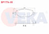 FREN BALATA ON FORD MONDEO III 1.6i 16v 2000-2007/ MONDEO III 2.0 TDCI 2000-2007/ MONDEO III 2.0i 16v 2000-2007/ X-TYPE 2.0i 2001-2009/ X-TYPE 2.0 D 2006-2009/ X-TYPE 2.5i 2001-2009