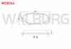 FREN BALATA ON FORD MONDEO III 1.6i 16v 2000-2007/ MONDEO III 2.0 TDCI 2000-2007/ MONDEO III 2.0i 16v 2000-2007/ X-TYPE 2.0i 2001-2009/ X-TYPE 2.0 D 2006-2009/ X-TYPE 2.5i 2001-2009