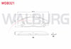 FREN BALATA ON FORD RANGER 2.5 TDCI 4X4 1999-2002 / RANGER 2.2 TDCI 1999-2002 / RANGER 3.0 TDCI 1999-2002 / MAZDA B SERISI (UN) 2.5 D 4X2 1998-2006 / B SERISI (UN) 2.5 TD 4X4 1998-2006