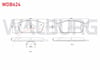 FREN BALATA ON FORD TOURNEO CONNECT 1.6 TDCI 2013- / TRANSIT CONNECT 1.6 TDCI 2013- / KUGA II 2.0 TDCI 2013-