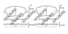 FREN BALATA ON FORD TOURNEO COURIER 1.5 TDCI 17.50mm 2014- 1860476 1848532 AY11 2K021 CA