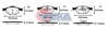 FREN BALATA ON FORD TRANSIT CONNECT 1.8 TDCI 17.80mm 2002-2013 2T14 2K021 AC 4427737 4346371