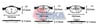 FREN BALATA ON FORD TRANSIT CONNECT 1.8 TDCI 17.80mm 2002-2013 2T14 2K021 AC 4427737 4346371