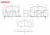 FREN BALATA ON IKAZLI CHEVROLET CAPTIVA (C100) 2.0 D 2006-2012 / CAPTIVA (C140) 2.0 D 2012-2014 / OPEL ANTARA 2.0 CDTI A-T 2007-