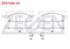 FREN BALATA ON IKAZLI FIAT FREEMONT (JF) 2.0 MJT 2011- / VOYAGER MPV (RT) 2.8 CRD 2011-