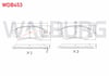 FREN BALATA ON IKAZLI FORD RANGER 2.5 TDCI 4X4 2002-2006 / RANGER 2.2 TDCI 2002-2006 / RANGER 3.0 TDCI 2002-2006 / RANGER 3.2 TDCI 2002-2006 / MAZDA B SERISI (UN) 2.5 D 1998-2006