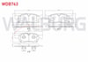 FREN BALATA ON IKAZLI JEEP GRAND CHEROKEE IV (WK,WK2) 3.0 CRD 4X4 2010-