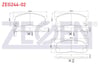 FREN BALATA ON IKAZLI KIA BESTA 2.2 D 1993-2003 / MAZDA E 2200 (SR2) 2.2 D 1984-2004