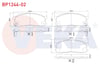FREN BALATA ON IKAZLI KIA BESTA 2.2 D 1993-2003 / MAZDA E 2200 (SR2) 2.2 D 1984-2004