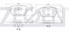 FREN BALATA ON IKAZLI LAND ROVER RANGE ROVER EVOQUE (LV) 2.0 Si4 2011-