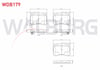 FREN BALATA ON IKAZLI MAZDA 323 V (BA) 1.8i 16v 1994-1998 / MX-3 (EC) 1.6i 16v 1991-1994 / MX-3 (EC) 1.8i 16v 1991-1994