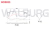 FREN BALATA ON IKAZLI MITSUBISHI L 200 TRITON (KJ_, KK_, KL_) 2.2 DI-D 2019- / MAZDA CX-7 (ER) 2.3 MZR 2007-/ CX-9 (TB) 3.7 2007-