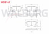 FREN BALATA ON IKAZLI MITSUBISHI L 300 (P0W,P1W) 2.5 D 1986-2006 / L 200 (K3T,K2T,K1T,K0T) 2.5 D 1986-1996